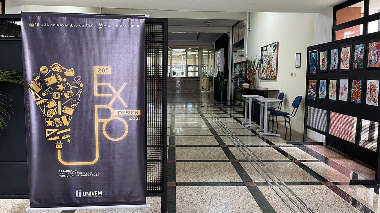 20ª Edição da ExpoDesign apresenta trabalhos dos alunos dos cursos de Publicidade e Propaganda e Design Gráfico do Univem