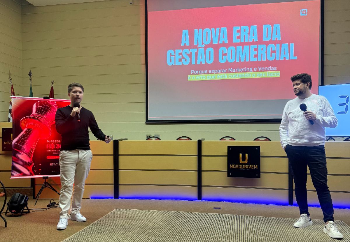 NOVOUNIVEM E V4 COMPANY PROMOVEM EXPERIÊNCIA IMERSIVA EM MARKETING E VENDAS