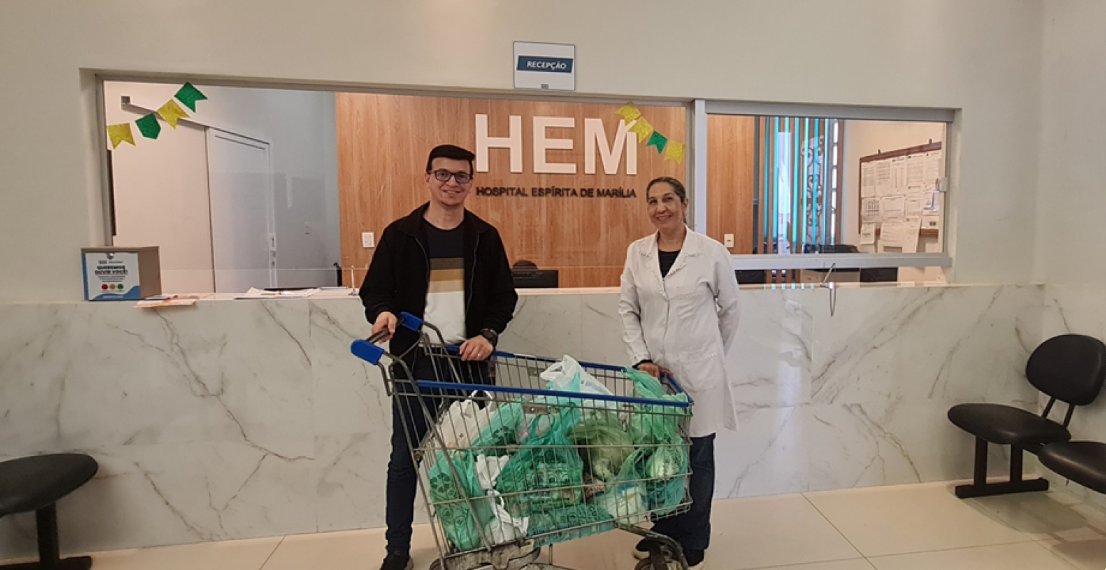 Evento promovido pelos cursos de Administração e Ciências Contábeis arrecada alimentos para o Hospital Espírita de Marília